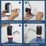 Automatic Electric Water Dispenser Barreled Water Bottle Pump USB Charging Portable Auto Switch Drinking Dispenser Home Gadgets