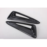 2pcs For Toyota C-HR 2016-2018 Outer Front Grille Side Air Vent Cover Trim Carbon Fiber Style Car Styling Accessories