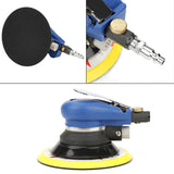 AT 980 Air Sander 5"/6" Air Random Orbital Sander Round Polisher Pneumatic 10000rpm Hand Sanding Tool Power Tool