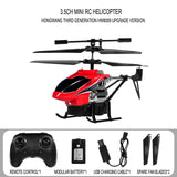 Mini RC Helicopter 2.4G Remote Control Aircraft 3.5CH with Led Light Auto Return Altitude Hold RC Plane Toys for Boys