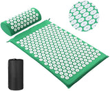 Acupressure Massager Mat Head Neck Back Pain Relief Foot Massage Cushion Pillow Yoga Spike Mat Acupuncture pad Needle Massager