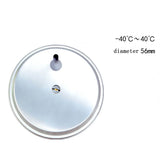 -40-40℃ High Precision Mini Thermometer Aluminum Alloy Home Mechanical Pointer Thermometer for Cold Storage Freezer