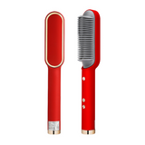 Hot Hair Straighteners Brush Women Hair Styler Curling Iron Electric Hot Comb Straightener Fast Heating Curler Hair Caring Tools