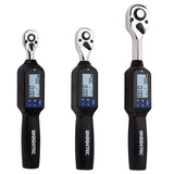 Handheld Digital Torque Wrench Large Screen with Backlight Sound LED Alarm Real-time Peaks Measurement Four Units Switching