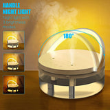 HAEGER-Cool Mist Humidifier Quiet Air Humidifiers Atomization Dual Nozzles Plants Humidifier with Night Light for Office,White