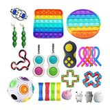 Fidget Toys Pack Anti Stress Set Kawaii Gift Toys Box Children Simple Dimple Antistress Relief Figet Toys Pakket Kit Dropship