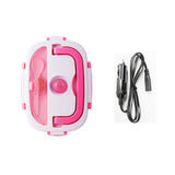 Electric Heating Home and Car 12V 220V Plug-in Lunch Boxes Plastic or Steel Food Container Portable Dish  kids lunch box