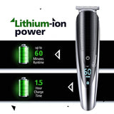 17 piece kit electric shaver for men facial body groomer wet dry shaving machine beard electric razor rechargeable hair shaver