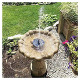 Aluminium Solar Teichpumpe 1.5W 2.5W Solarpumpe Gartenteich Teich Wasserspiel Decor Pumpe
