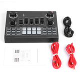 V9 Audio Studio Sound Card 3.5mm Microphone Headset Live Broadcast Studio Phone Bluetooth Sound Adapter for Phone Computer