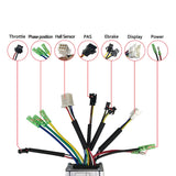 Dropship-36V 48V 350W 17A Electric Bicycle Sine Wave Controller With KT LCD5 Display Thumb Throttle And Sensor E-Bike Accessorie