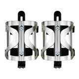 2pcs Bicycle Water Bottle Holder Cage with Straps Cycling Bike Bottle Attachment Mount with Bolts Tools For Cycling Equipment