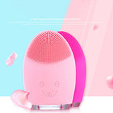 Electric Facial Cleanser Silicone Rechargeable Exfoliator Shower Waterproof Face Cleansing Tool MH88