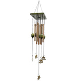 Bronze wind chime metal multi-tube large hanging bell home pendant