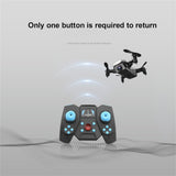 Folding Mini Drone 2.4G Wifi 720P HD Camera Altitude Hold Quadcopter Start App Intelligent Designated Line Flight Easy To Use