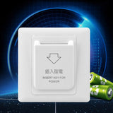 High Grade Hotel Magnetic Card Switch Energy Saving Switch Insert Key For Power