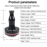 NEW Rechargeable BIO Microcurrent Meridian Scrape Therapy Acupuncture Slimming Device Infrared Body Detoxification Massage Comb