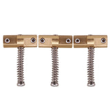 Guitar Compensated Bridge Brass Saddles Set 10.8mm Style Bridge Saddle for TL Style 6 Strings Electric Guitar Part(3Pcs