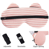 Heated Eye Mask Electric Heating Eye Pad with Heat &amp; Time Control Hot Compress For Puffy Eye Styes Blepharitis Sleeping Eye Mask