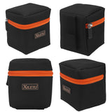 7mm Thick Padded Camera Lens Bag Shockproof Durable Soft Camera Lens Protective Pouch Bag Case for DSLR Camera Lens