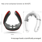 4D Health Care Tool Relaxation Physiotherapy Smart Electric Neck Massager Cervical Pain Relief Heating Compress Health Care