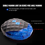 Gypsophila LED Laser Taillights Mountain Bike Bicycle Parallel Line Warning Lights Color Red Blue Green Bicycle Accessories