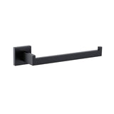 Matte Black Stainless Steel Bathroom Hardware Sets Robe Hook Towel Bar Toilet Paper Holder Bathroom Accessories Sets