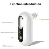 2021 Newest Design Skin Care Product Hot Compress Electric Facial Blackhead Remover Vacuum Pore Cleaner Original