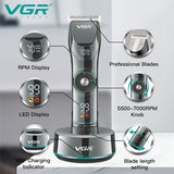 15 -speed adjustable hair trimmer professional for men grooming beard hair clipper electric hair cutter machine rechargeable set