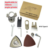 M10 M14 Angle Grinder Conversion To Electric Oscillating Multi-Tool and Electric Shovel Head Adapter for 100-125mm Angle Grinder