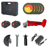 125mm Brushless Electric Angle Grinder Grinding Machine M14 Cordless 63W High Performance 21V 15000mah Woodworking Power Tool