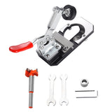Aluminium Alloy 35mm Carpenter Woodworking Hole Opener Hinge Drilling Opener Hole Puncher Hinge Drilling Installation Accessory