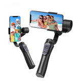 GIAUSA 3 Axis H4 Gimbal Stabilizer for Phone Action Camera Handheld Selfie Stick Stabilizer Tripod for Smartphone Goprpo Vlog