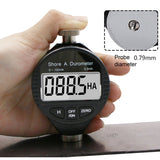 Hardness Tester Tire Plastics Rubber Hardness Test Tool Digital Durometer LCD Display Hardness Meter