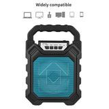 Rechargeable Cordless Outdoor Speaker BT Karaoke Machine Battery Powered with Microphone for Outdoor Gym Party Singing Dancing
