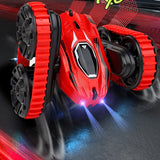 2 in 1 2.4G Two-Side Drift Buggy Car Tracked Car Jumping Car 360° Flip RC Drift Deformation Car with Light
