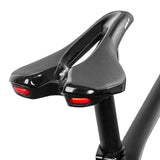 Bike Saddle Bicycle Soft Saddle with USB Charging Warning Taillight Breathable Seat Cushion for Mountain Bike Road Bike seat