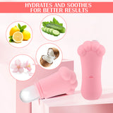 Face Massager Reusable Silicone Physical Cooling Face Lifting Tool Double Chin Lift Up Slimming Ice Roller For Face Freezable