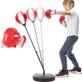 Vertical Boxing Pressure Ball Adjustable Reaction Force Vent Ball With Gloves Base Rod Group Indoor And Outdoor Training