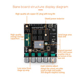 TPA3116D2 Bluetooth 5.0 2.1 Channel Power Audio Stereo Subwoofer Amplifier Board 50WX2+100W Speaker AMP XY-S100H