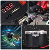 1Pc Charger Practical Useful Waterproof Portable USB Motorcycle Charger for Tricycle Electromobile Motorcycle