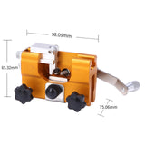 Easy Portable Chainsaw Sharpening Jig Aluminium Alloy Chainsaw Sharpener with Grinder Stones Chain Saw Drill Sharpen Tool