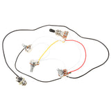 Electric Guitar Wiring Harness Kit 3 Way Toggle Switch 2 Volume 1   500K