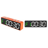 Portable Workout Timer,Gym Timer With Rechargeable And Built-In Magnetic Spine,LED Interval Timer For Home Garage