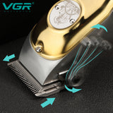 All metal rechargeable hair clipper for men beard grooming barber hair trimmer professional hair cutter machine electric haircut