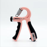 Adjustable Hand Grip Strengthener Count Power Finger Hand Exerciser Gym Muscle Training Wrist Gripper Non-Slip Handle Portable