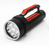 Professional Diving Lights 6000 Lumens Underwater Flashlight IPX-8 Waterproof Submersible Flashlight with Batteries and Charger