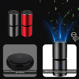 Car Air Purifier with USB Ports Portable Ioniser Air Purifier Anion 360 Degree Cleaning Perfect for Allergy Sufferers and Smoker