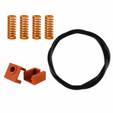 3D Printer Accessories PTFE Spring Dual Gear Right Hand Dual Extruder Kit for Creality CR-10S PRO Ender-3