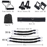 Resistance Band Boxing Muay Training Stretching Strap Set Gym Workout Fintess Exercises Waist Leg Strength Training Belt